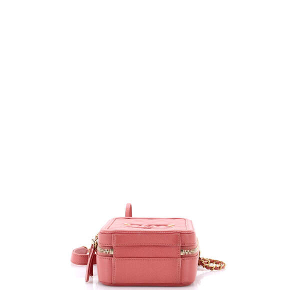 Chanel Filigree Vertical Vanity Case Quilted Caviar - Picture 4 of 6